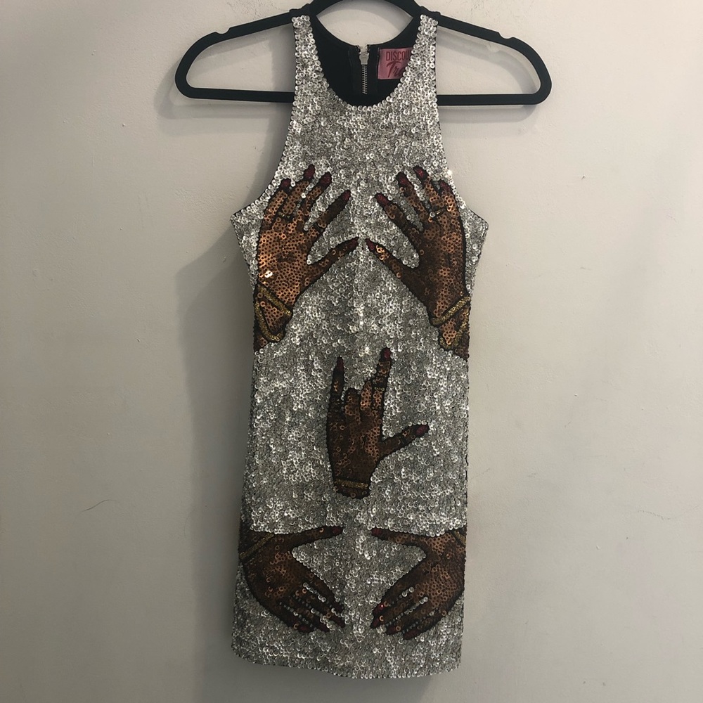 Discount Trash / Discount Universe sequin dress M